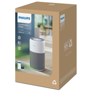 Philips AC2220/10 liten luftrenare HEPA-filter, 109 m2