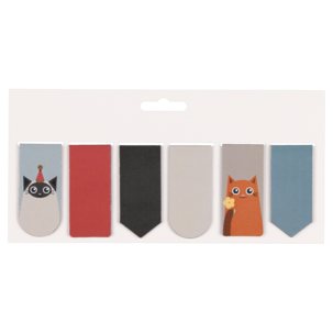 Magnetiska bokmärken 6-pack