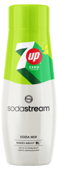 SodaStream 7UP Free, smakkoncentrat 440 ml