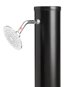 Ulkosuihku aurinkolämmitteinen, jalkasuihku, 35 litraa