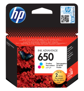 HP ink Advantage 650 bläckpatron, HP 650