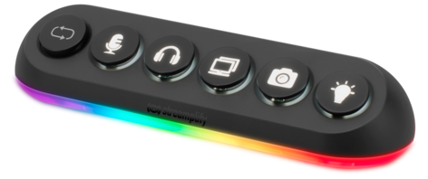 Streamplify Hub Deck 5, 5-portars RGB USB-hub