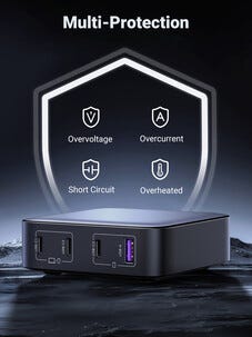 Ugreen Nexode USB-C bordsladdare 100 W 4 portar, GaN