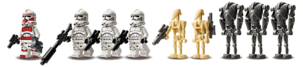 LEGO Star Wars Kloonisoturin ja taisteludroidin taistelupakkaus 75372, yli 7-vuotiaille