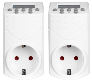 Digitalt kopplingsur 2-pack mini