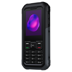 TCL 5044 mobiltelefon, tålig och vattentät, grå