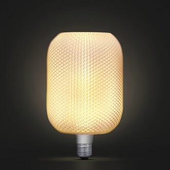 Dekorationslampa LED prismatisk E27 5 W, varmvit, 21 cm