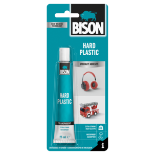 Bison Plastic Liima kovamuoville, läpinäkyvä, 25 ml