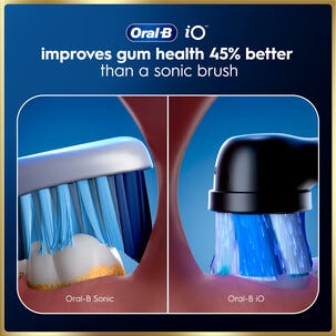 Oral-B iO9 elektrisk tannbørste Duo, 7 børstemodi, 2-pakning