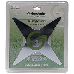 Grimsholm green, kniv till Stiga Autoclip robotgräsklippare, 25 cm