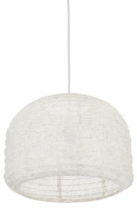 Northlight Evan lampeskjerm til taklampe, lin, hvit