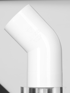 Avloppsböj 45°
