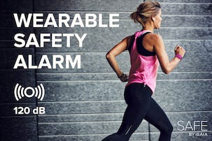 Armband med överfallslarm, Safe by Gaia