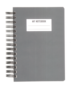 Emneblokk, spiralbundet