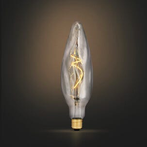 Sotet dimbar E27 LED-pære, ekstra varmhvitt lys