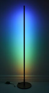 Gulvlampe RGB med effektfullt lys og fjernkontroll Cotech