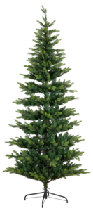 Julgran Orsa Slim 210 cm, smal gran med LED-belysning