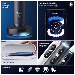 Oral-B iO 7s elektrisk tannbørste, 5 børsteinnstillinger