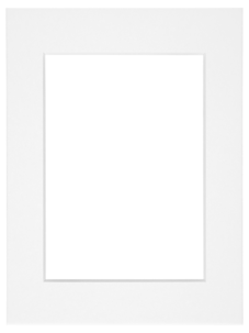 Passepartout på 18 x 24 cm, kartong