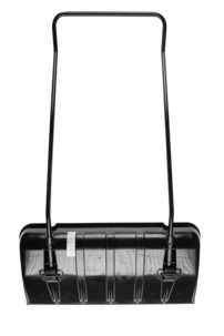 Stor snösläde i plast med metallskena, 80 cm