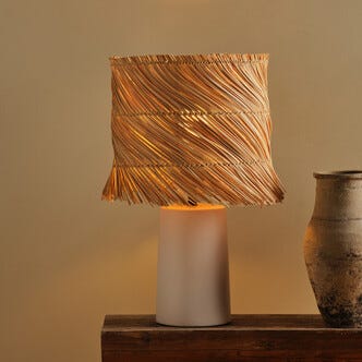 Bordlampe Miranda i rotting og keramikk E27, Northlight