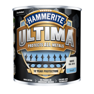 Hammerite Ultima metallfärg högblank, 250 ml