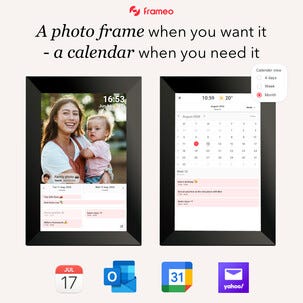 Exibel digital fotoramme 10,1 tommer med wifi