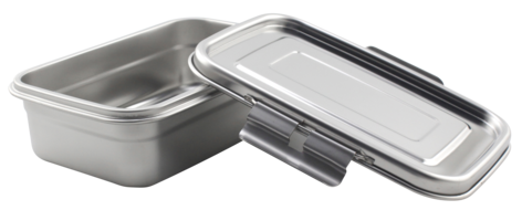 Matlåda i rostfritt stål