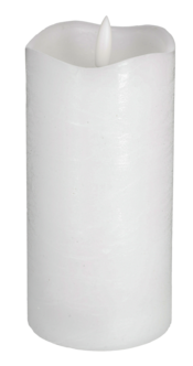 Blockljus LED batteriljus med timer, vit