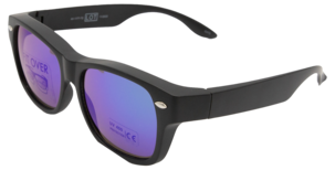 OTG-solbriller unisex, svarte