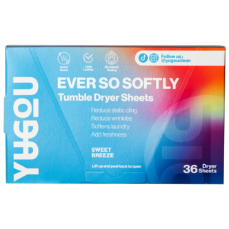 Yugou Ever So Softly doftark till torktumlare, 36-p