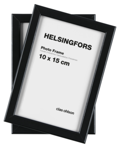 Valokuvakehys Helsingfors 2 kpl, musta.