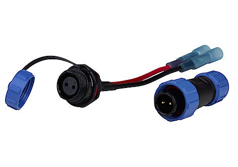 Kontakt til solpanel, 2-polet