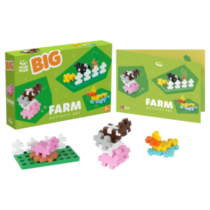 Plus Plus BIG Activity Set Farm 40 bitar, från 1 år