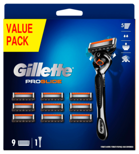 Gillette Fusion5 ProGlide Partahöylä + 10 terää