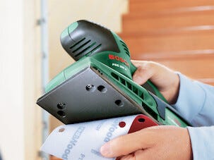 Bosch PSS 200A Tasohiomakone ja hiomapaperi, 200 W