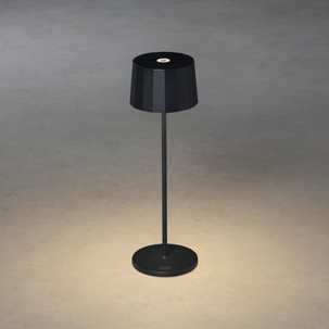 Oppladbar bordlampe Positano USB Konstsmide, utendørs