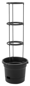 Tomatpotte med støtte, selvvannende 33 cm