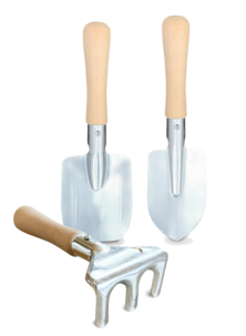 Puutarhavälineet lapsille, 3 osaa