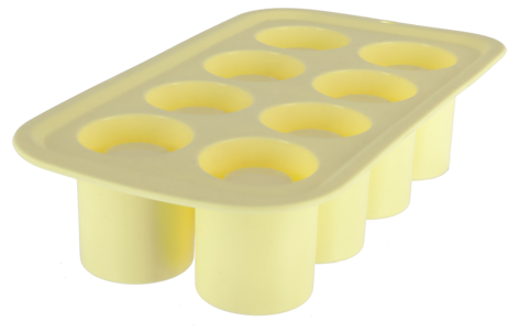 Isglas, form i silikon för 8 små glas av is