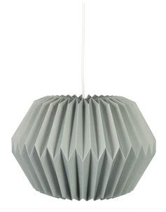 Origamivalaisin, valkoista paperia