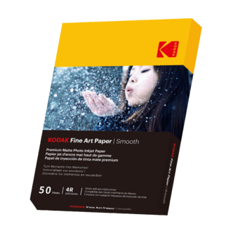 Kodak matt slätt fotopapper 10x15 cm 230g, 50 ark