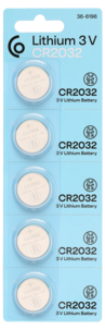 CR2032 batteri 3 V, litium 