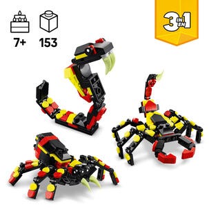 LEGO Creator Villieläimet: hämmästyttävä hämähäkki 31159, yli 7-vuotiaille