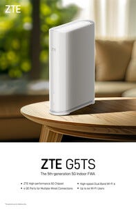 ZTE G5TS 5G Router WiFi 6 AX1500