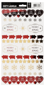 Stickers Xmas, 2 ark