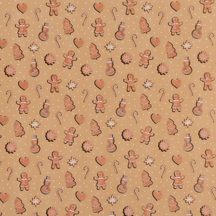 Julpapper julmotiv 70 cm x 4 m