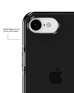 Holdit Seethru Case för iPhone 16e / 17e, mobilskal