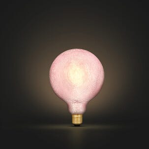 Dimbar globlampa LED E27 krakelerad 125 mm