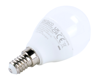 Deltaco Smart LED-lamppu E14 5,5 W himmennettävä, SH-CHLE14P45